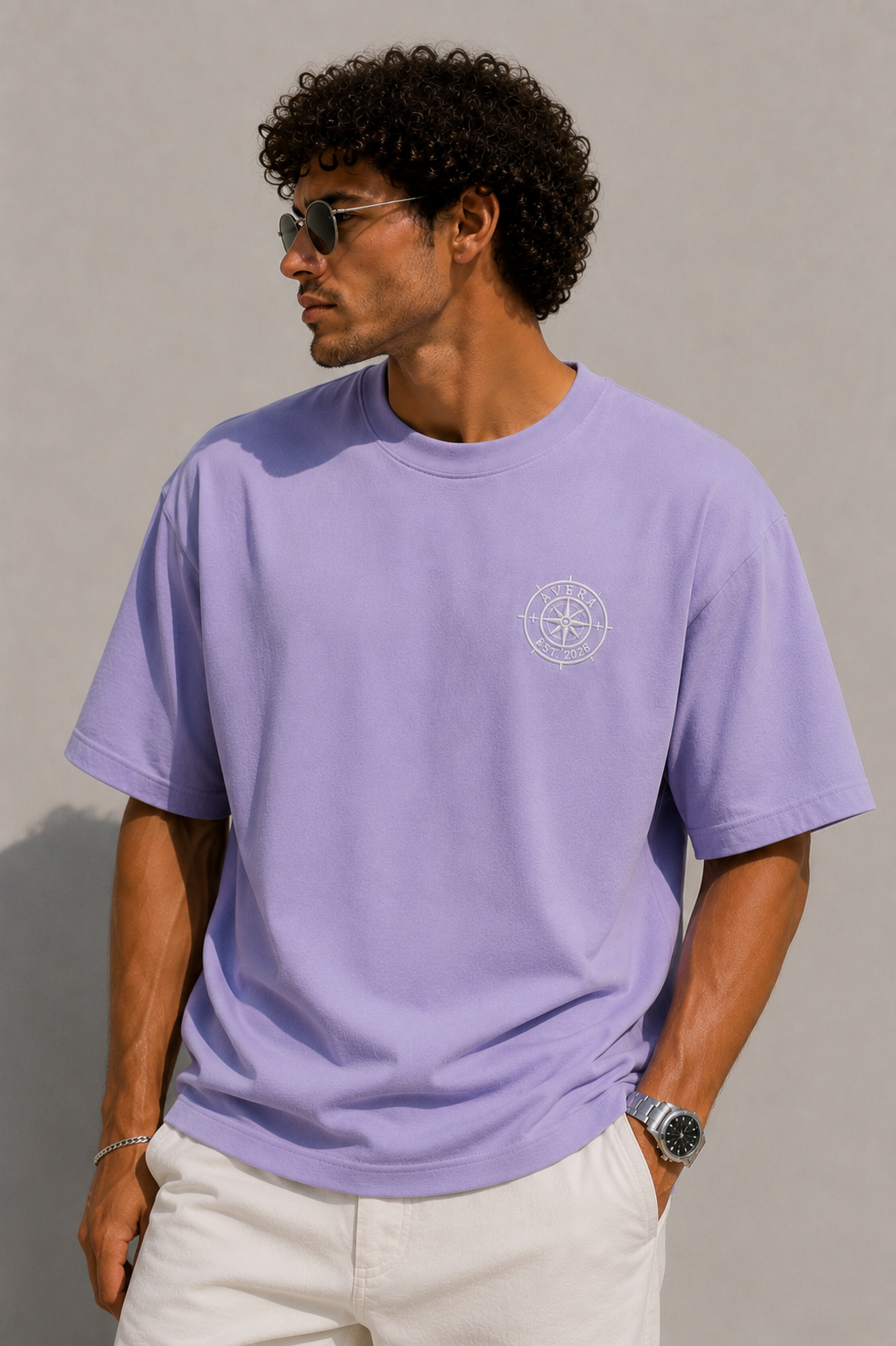 Compass Heavy Oversized Tee