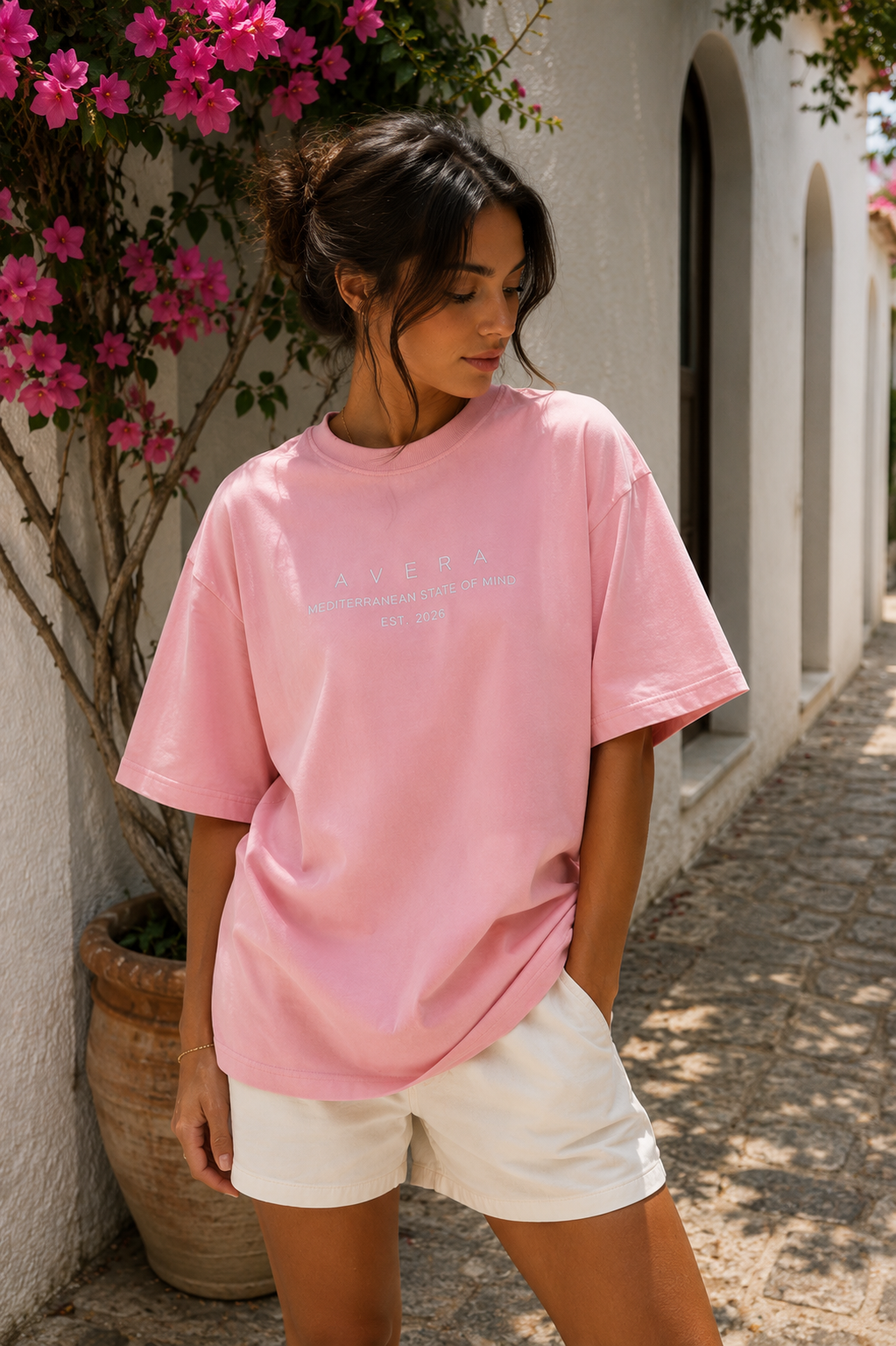 Mediterranean State of Mind Heavy Oversized Tee