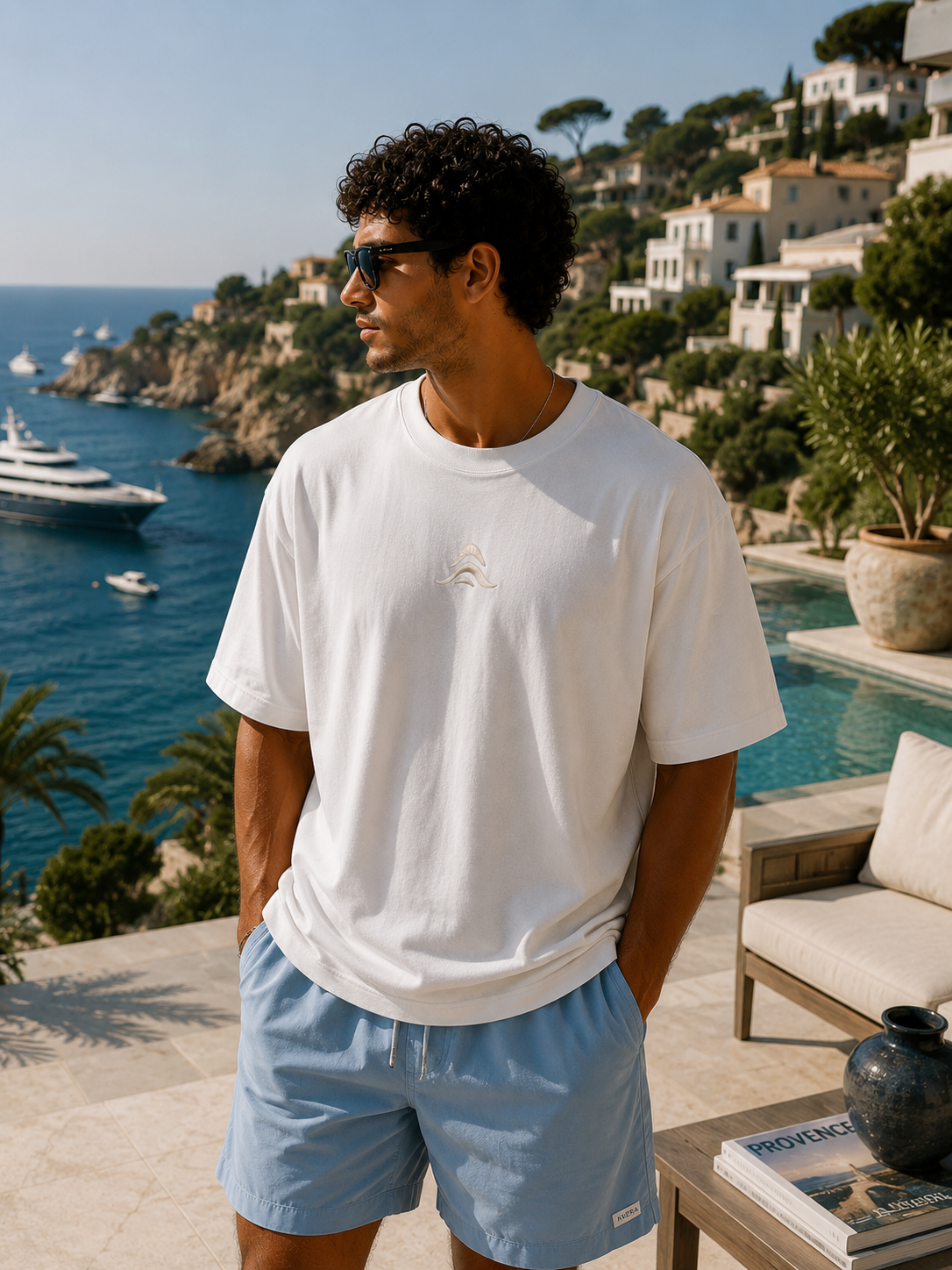 SLOW ROADS – Mediterranean Ride – Oversized Tee