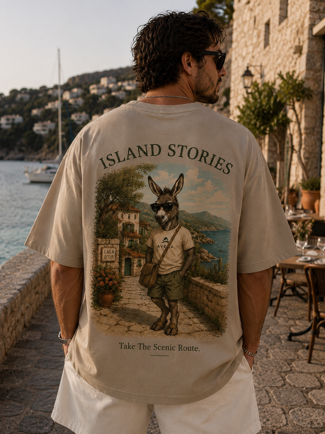 DONKEY – Take The Scenic Route. – Oversized Tee