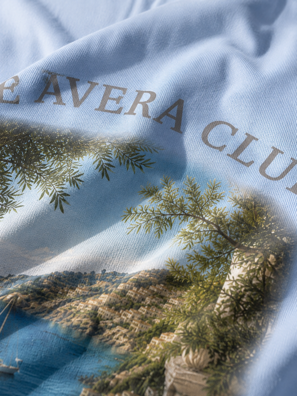 SLOW DAYS – Mediterranean Terrace – Oversized Tee