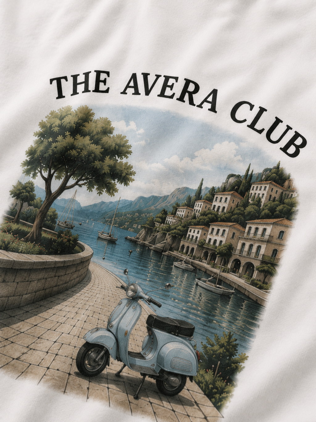 SLOW ROADS – Mediterranean Ride – Oversized Tee