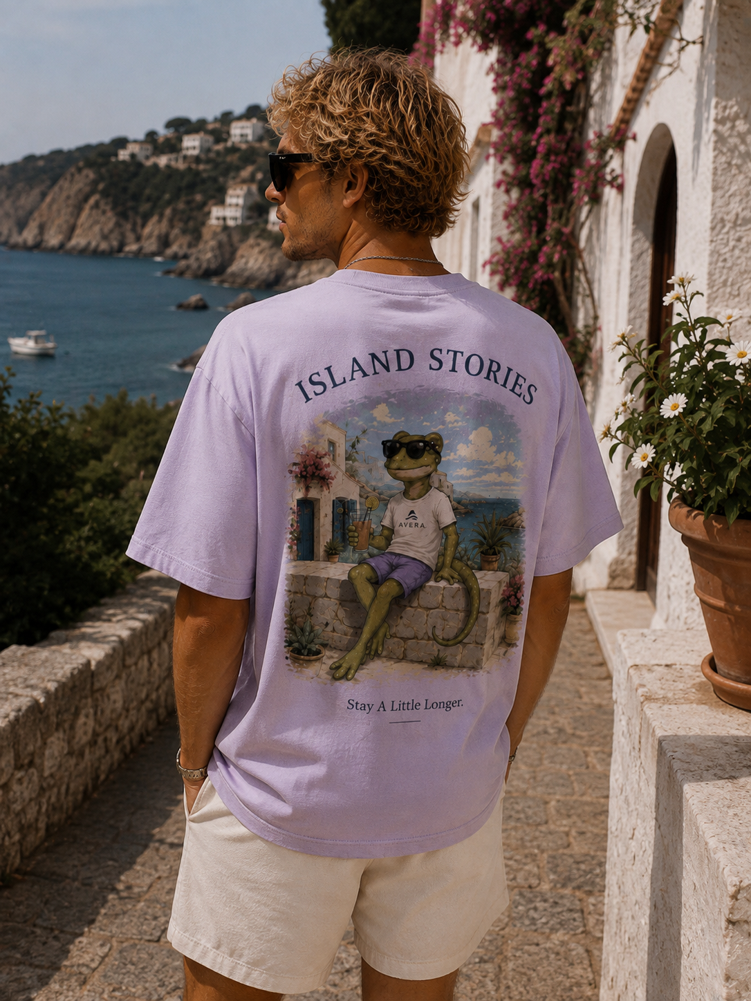 LIZARD – Stay A Little Longer. –  Oversized Tee