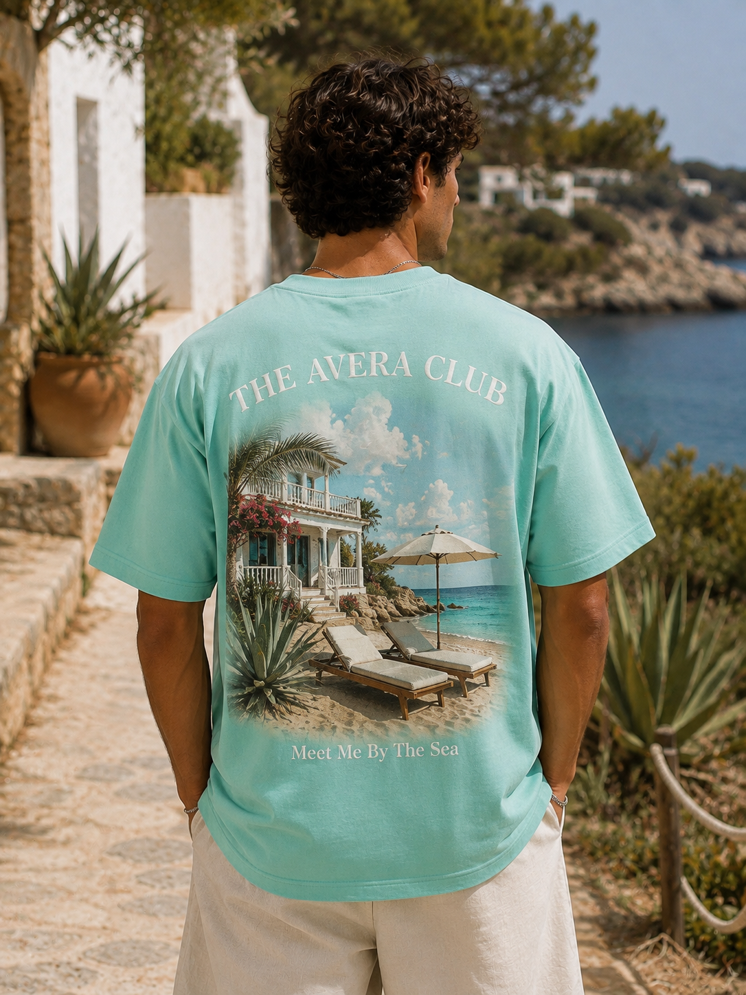 MEET ME BY THE SEA – Coastal Escape – Oversized Tee