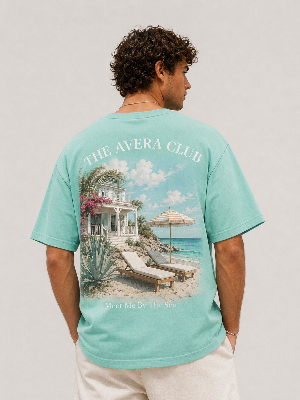 MEET ME BY THE SEA – Coastal Escape – Oversized Tee