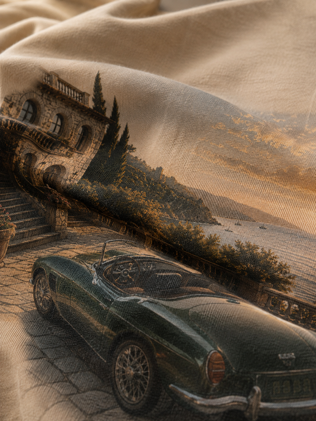 DRIVE SLOW – Mediterranean Roads – Oversized Tee