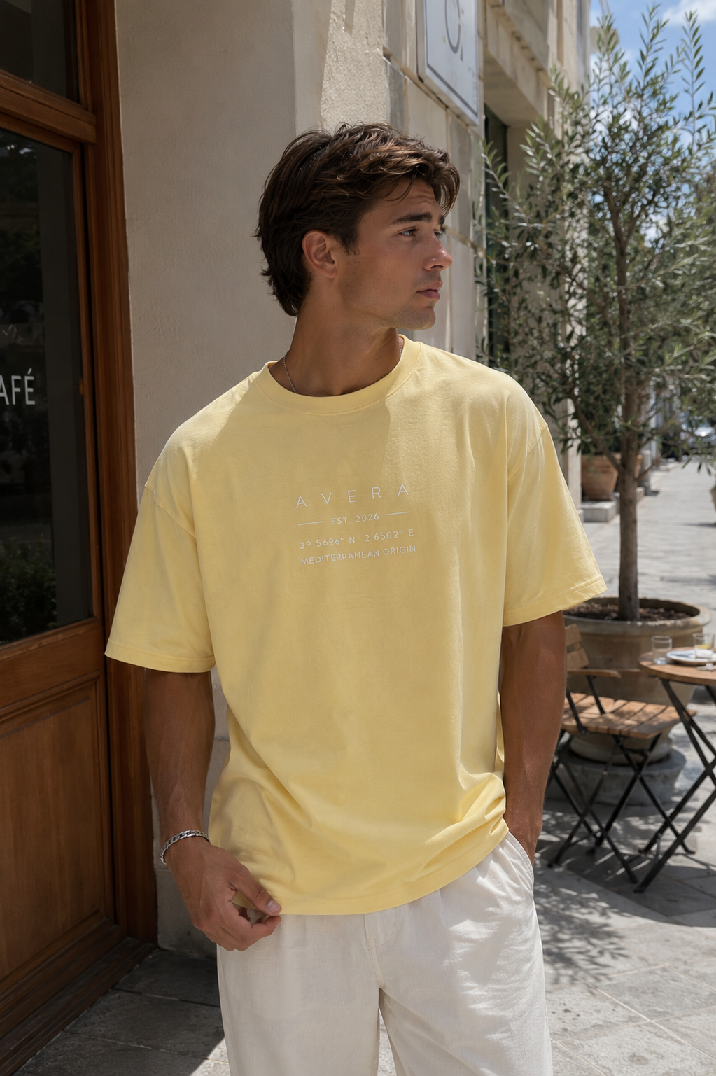 Mediterranean Origin Heavy Oversized Tee