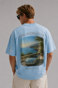 STAY FOR THE VIEW – Mediterranean Escape – Oversized Tee