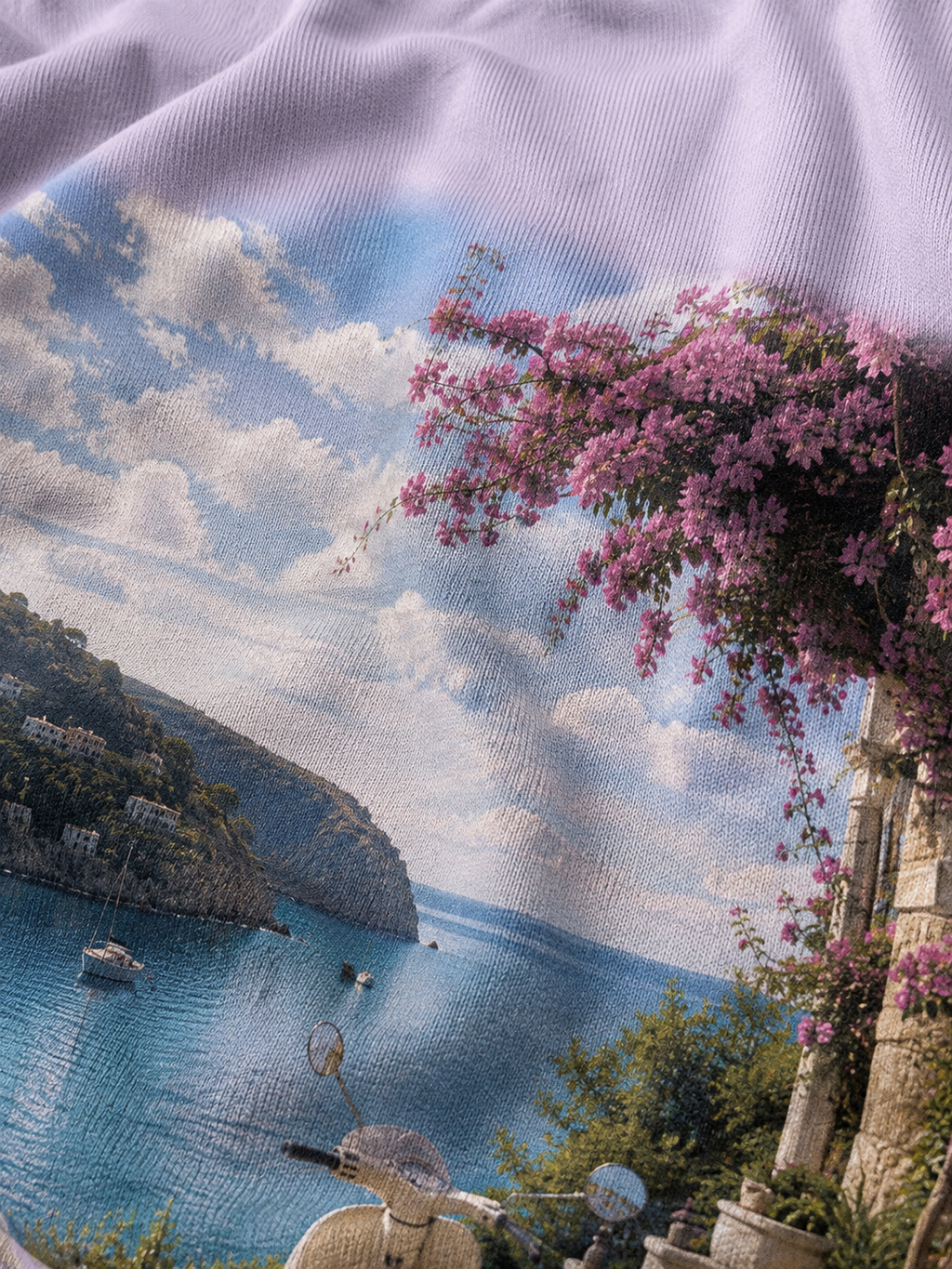 TAKE THE SCENIC ROUTE – Mediterranean Escape – Oversized Tee