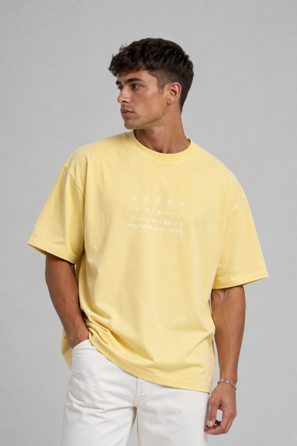 Mediterranean Origin Heavy Oversized Tee
