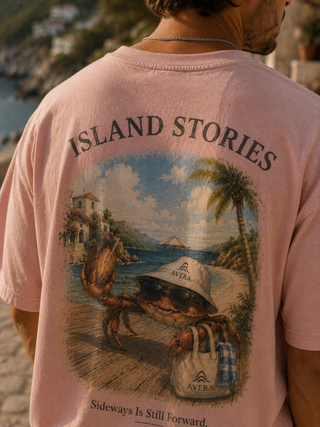 CRAB – Sideways Is Still Forward. – Oversized Tee