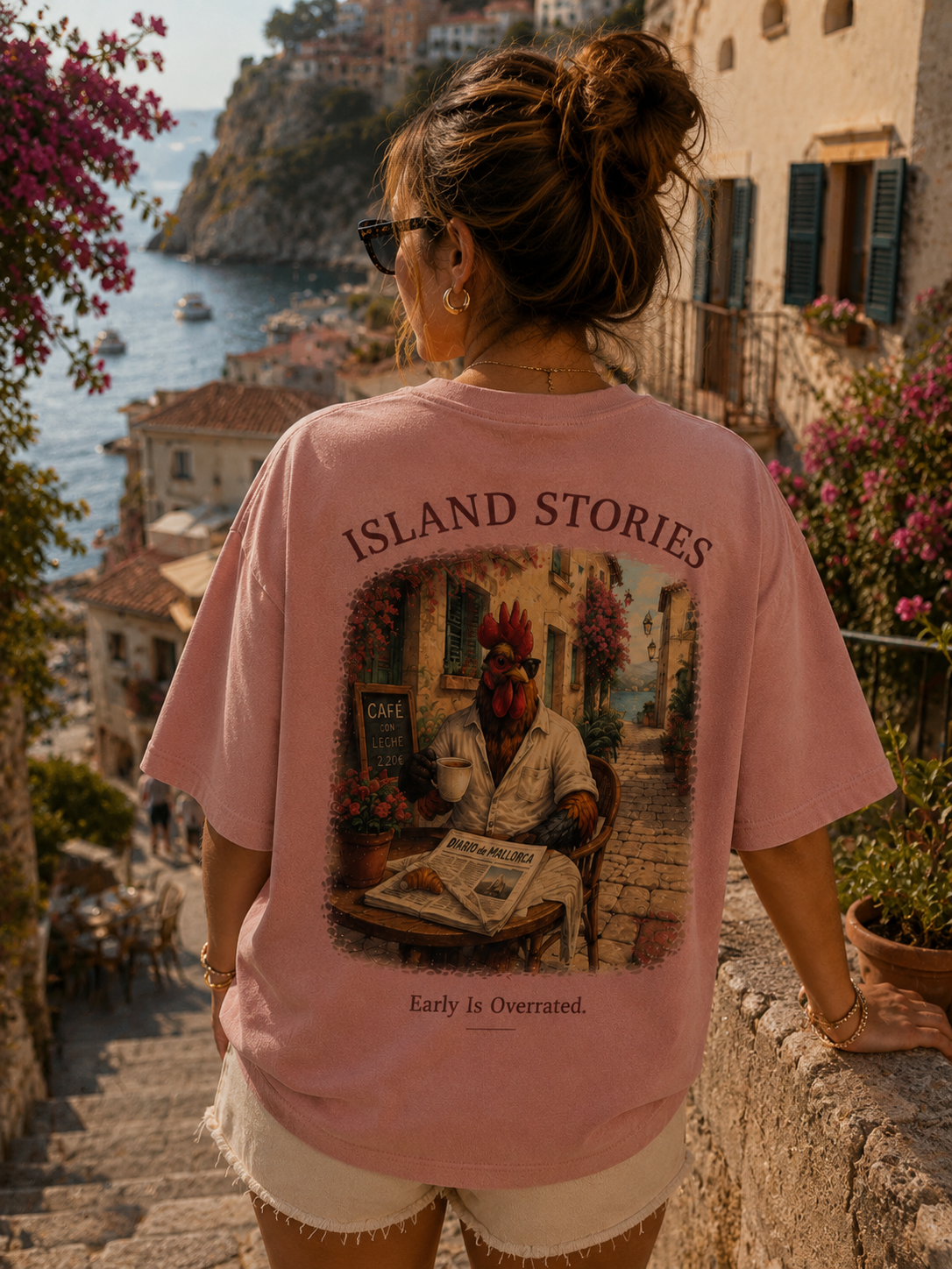 ROOSTER – Early Is Overrated. – Oversized Tee