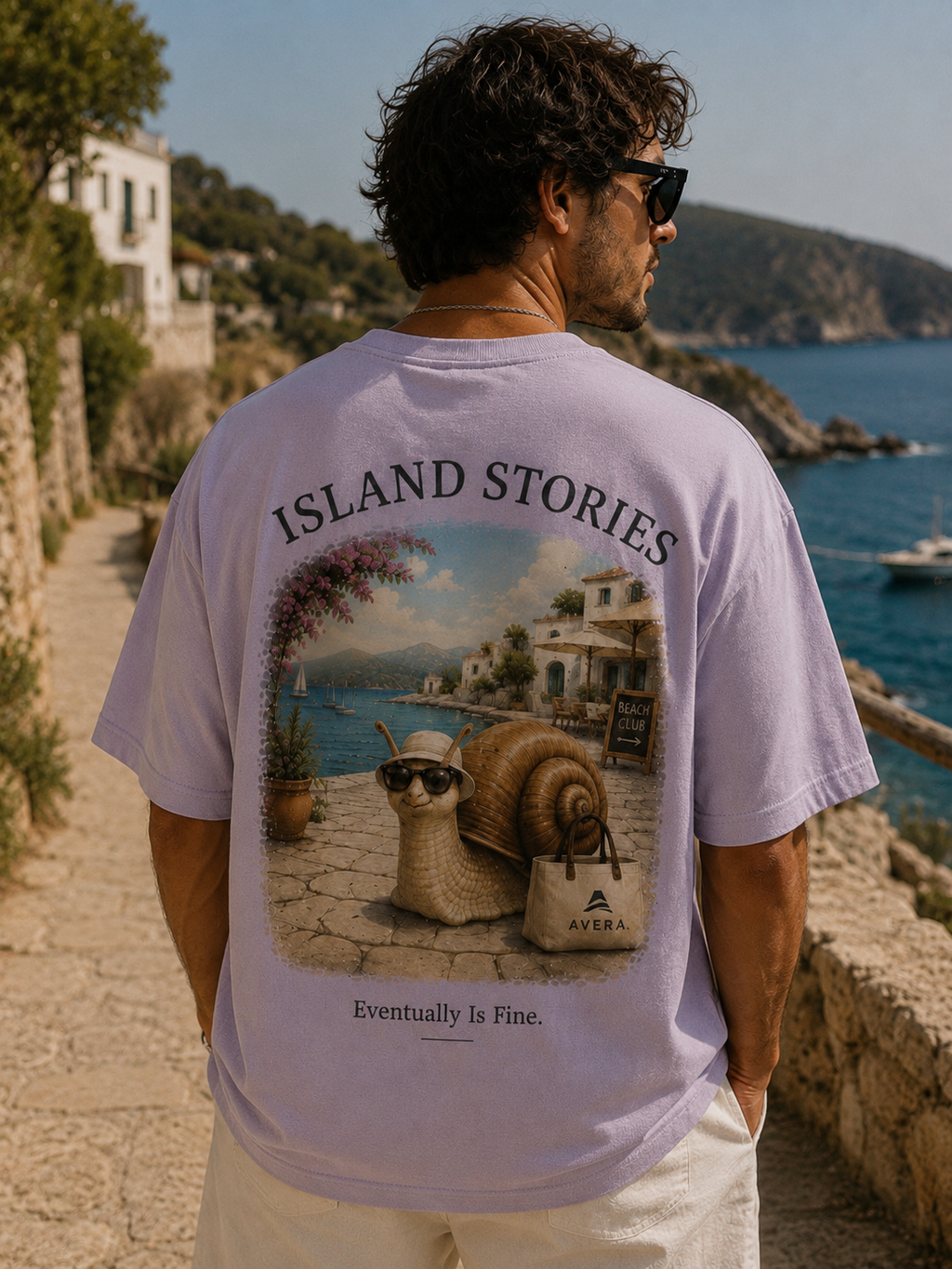 SNAIL – Eventually Is Fine. – Oversized Tee