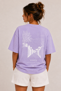 Vista Oversized Tee - Soft Lavender
