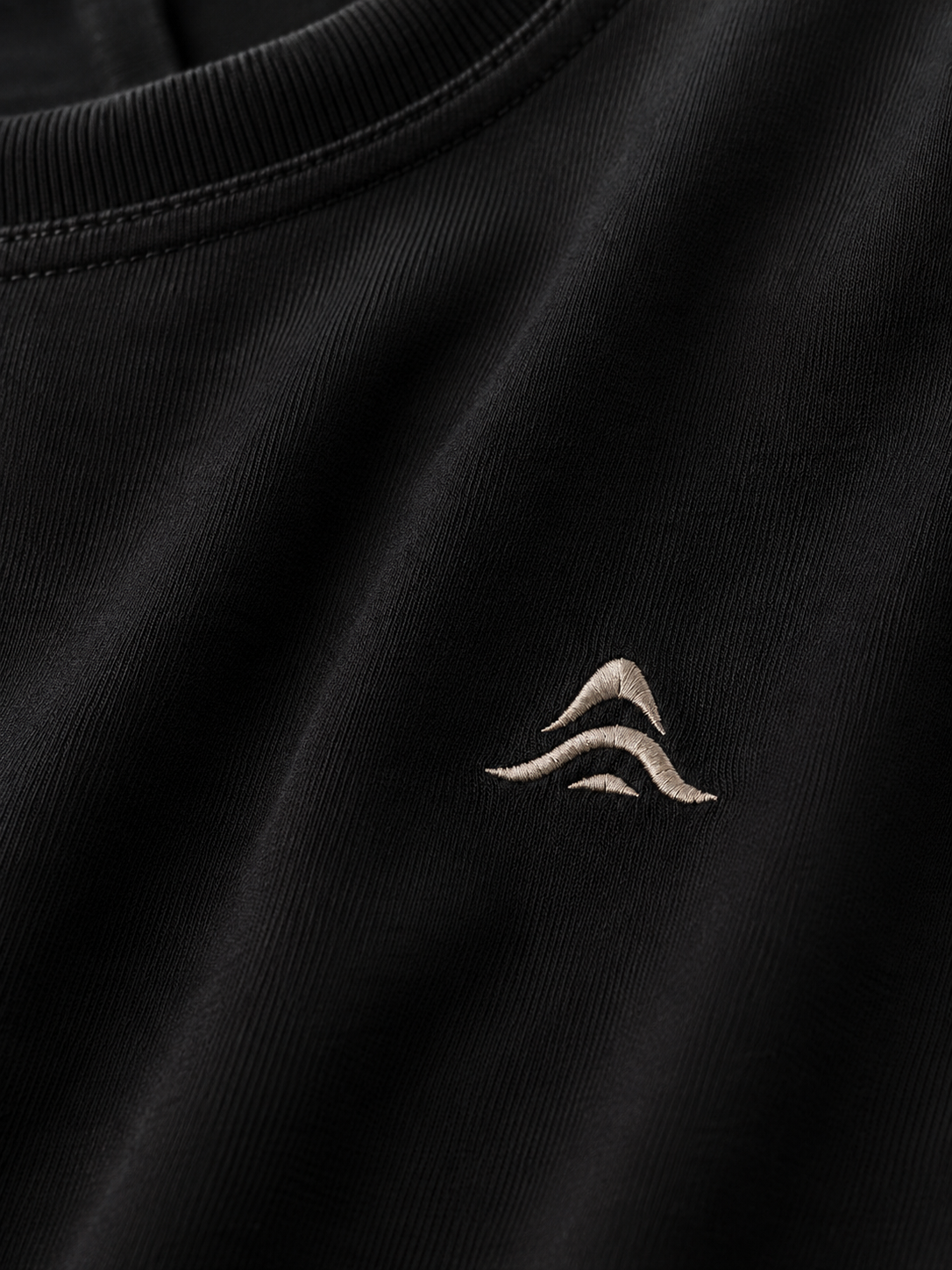 Horizon Oversized Tee - Deep Black