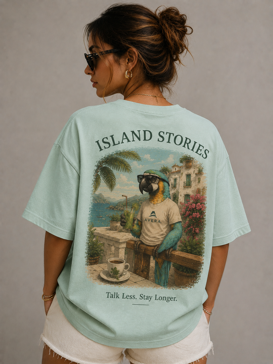 ARROT – Talk Less. Stay Longer. – Oversized Tee