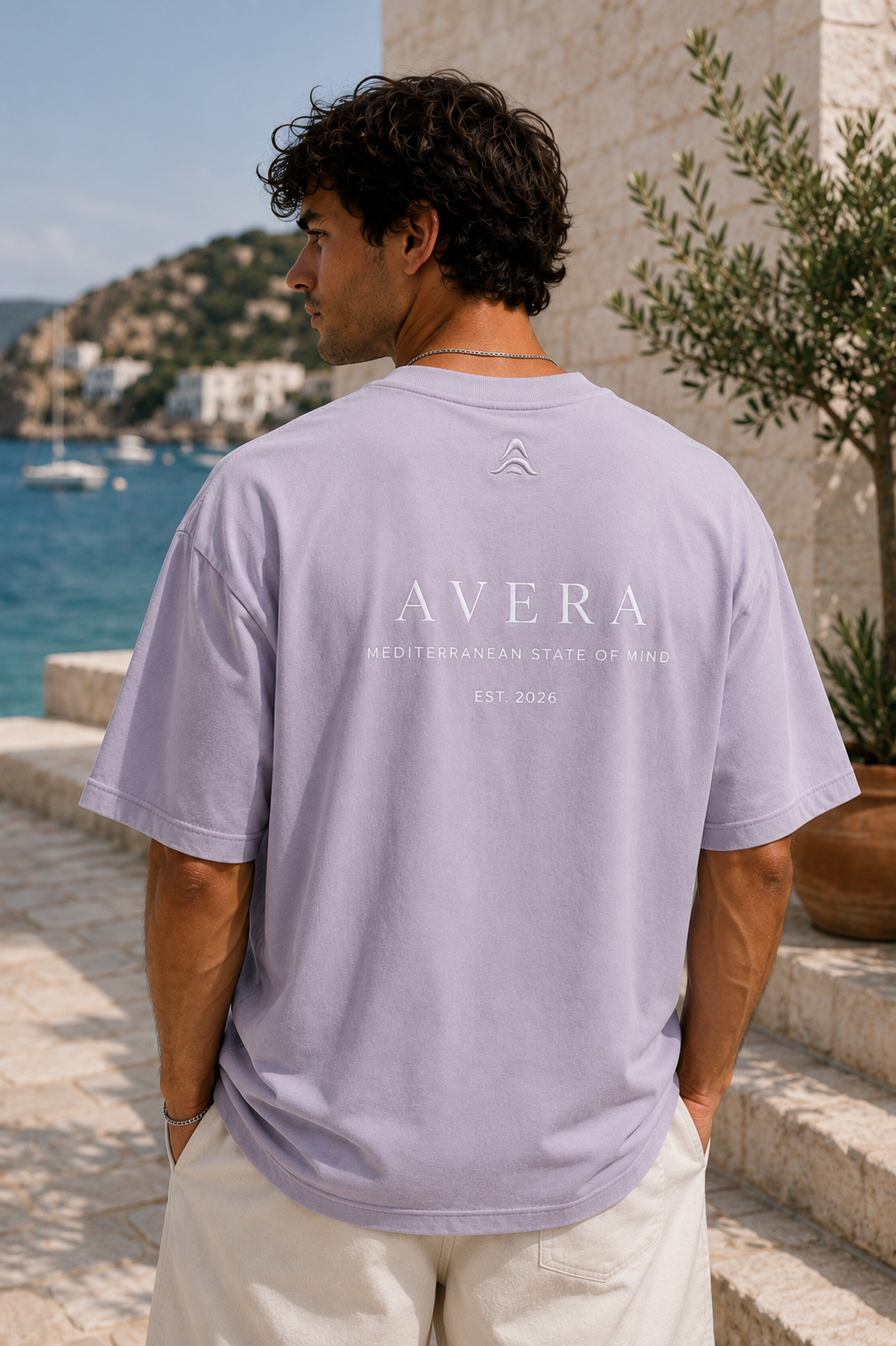 Mediterranean State of Mind – Heavy Oversized Tee