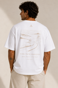 Horizon Oversized Tee - Pure White