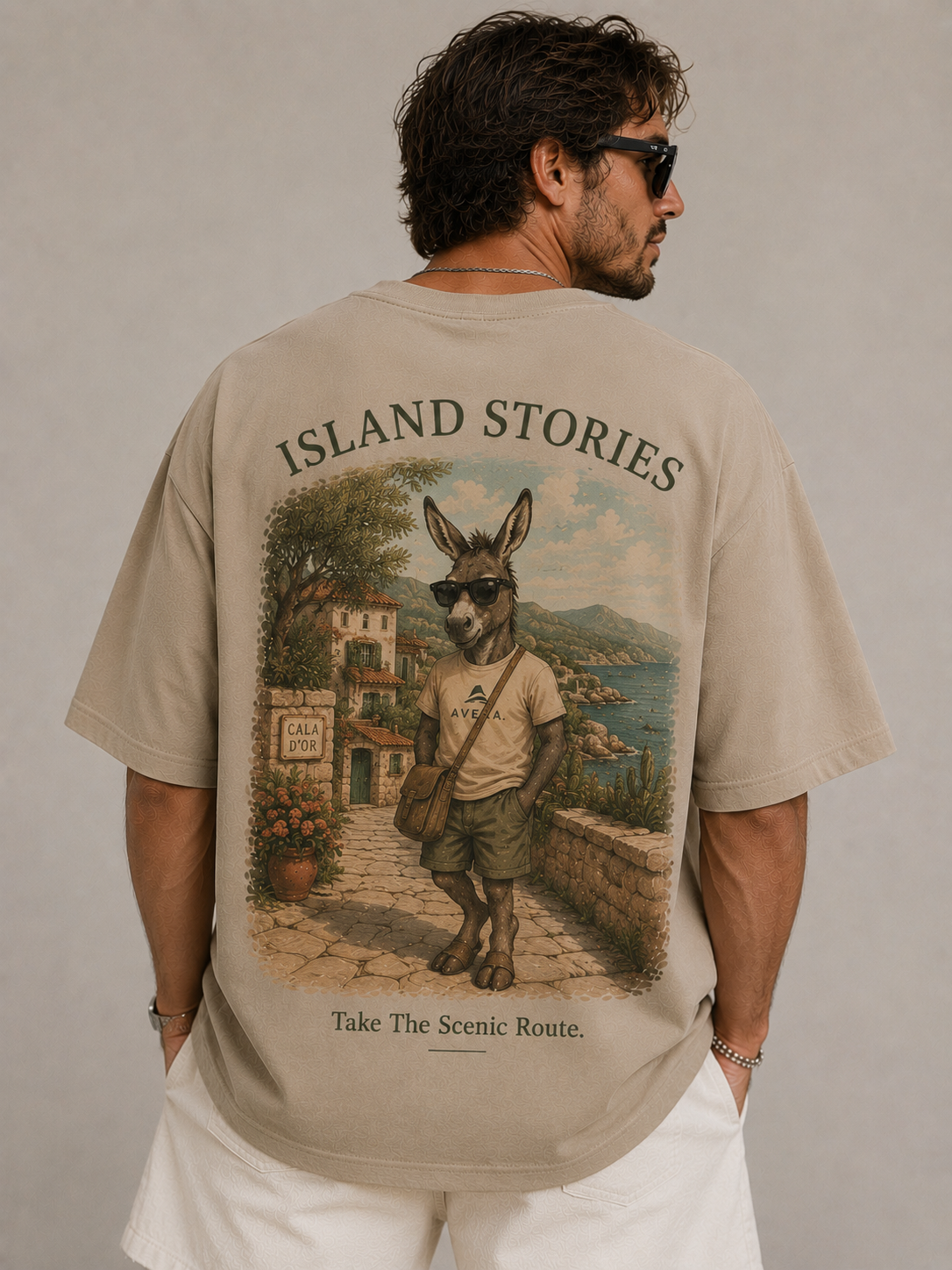DONKEY – Take The Scenic Route. – Oversized Tee